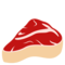 Cut of Meat emoji on Emojione